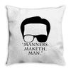 Manner Maketh Man (f146) Throw Pillow