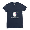 is it Unicorn Ladies Fitted T-Shirt