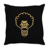 no mean muggin Throw Pillow