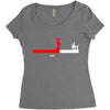line Women's Triblend Scoop T-shirt