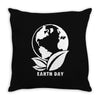 earth day planet Throw Pillow