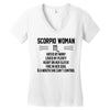 Scorpio Woman Women's V-Neck T-Shirt
