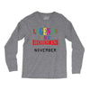 legends are born november Long Sleeve Shirts