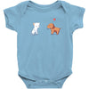 optimistic courtship Baby Onesie