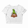 poosaurus Crop Top