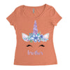 birthday unicorn family series brother Women's Triblend Scoop T-shirt