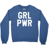 girl power white logo Crewneck Sweatshirt