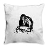 deep depression sad girl Throw Pillow