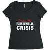 existential crisis Women's Triblend Scoop T-shirt