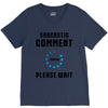 sarcastic comment loading V-Neck Tee