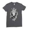 lion with crown Ladies Fitted T-Shirt