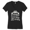 i'm not just an aunt Women's V-Neck T-Shirt