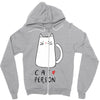 cat love person! Zipper Hoodie