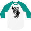 dance robot music old 3/4 Sleeve Shirt