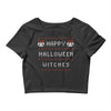 happy halloween witches Crop Top