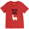 Save The Drama For Your Lama V-Neck Tee