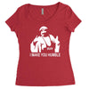 iron sheik wrestling iran funny Women's Triblend Scoop T-shirt