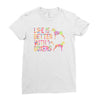 life is better with boxers Ladies Fitted T-Shirt