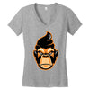 monkey cool Women's V-Neck T-Shirt