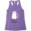 cat love person! Racerback Tank