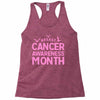 breast cancer awareness month Racerback Tank