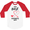Our First Father's Day! Baby Girl 3/4 Sleeve Shirt