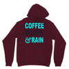 coffee books and rain Unisex Hoodie