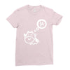 cow says mu Ladies Fitted T-Shirt