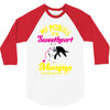 my pitbull is a sweetheart 3/4 Sleeve Shirt