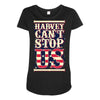 harvey can't stop us Maternity Scoop Neck T-shirt