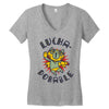 lucha dorable Women's V-Neck T-Shirt