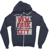 new york city Zipper Hoodie