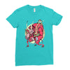 krampus (blood red) Ladies Fitted T-Shirt