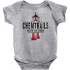 jet chemtrails red &amp; grey logo Baby Bodysuit