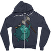 dungeons and dragons dice Zipper Hoodie