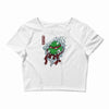 red oni ninja Crop Top