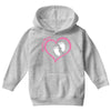 Baby Girl with Heart Any Name Customized Youth Hoodie