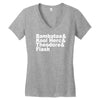 afrika bambaataa Women's V-Neck T-Shirt