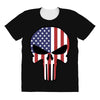 skull u.s.a. back All Over Women's T-shirt
