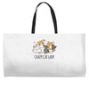 crazy cat lady Weekender Totes