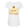 scary teacher costume Maternity Scoop Neck T-shirt