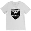 respect the beard V-Neck Tee