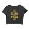 kings are born in 1966 Crop Top