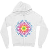 COSMIC FLOWER Zipper Hoodie