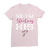 I Stole His Heart Ladies Fitted T-Shirt