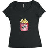 Small Fries Women's Triblend Scoop T-shirt