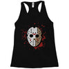 jason voorhees mask Racerback Tank