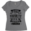 My Grandma Totally Most Favorite History Forever Women's Triblend Scoop T-shirt
