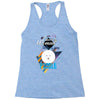 who loves poodle Racerback Tank