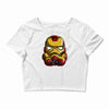 iron man stormtrooper mashup 1 Crop Top